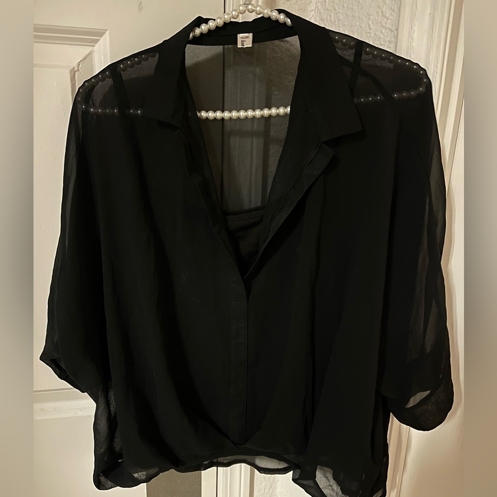Sheer Blouse includes camisole